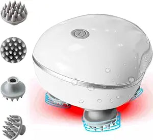 Electric Head,Scalp Massager | Advance Red Light Therapy for Boost Growth Fall Control Therapy | 3 Speed Mode Handheld,Portable,Scalp Scratcher Body Massage for Growth,Deep Clean & Stress Relaxation